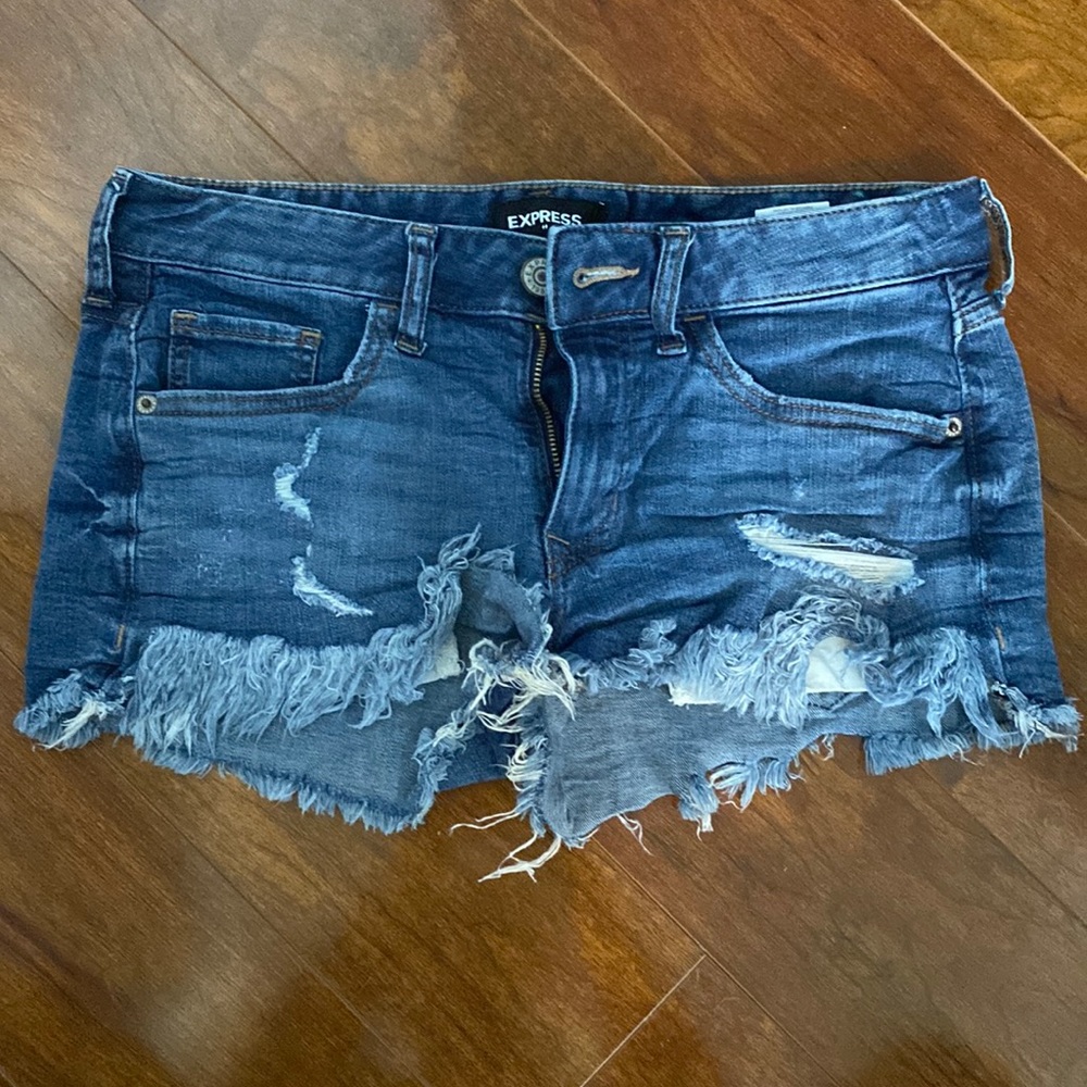 Express Blue Jean Shorts LIKE NEW